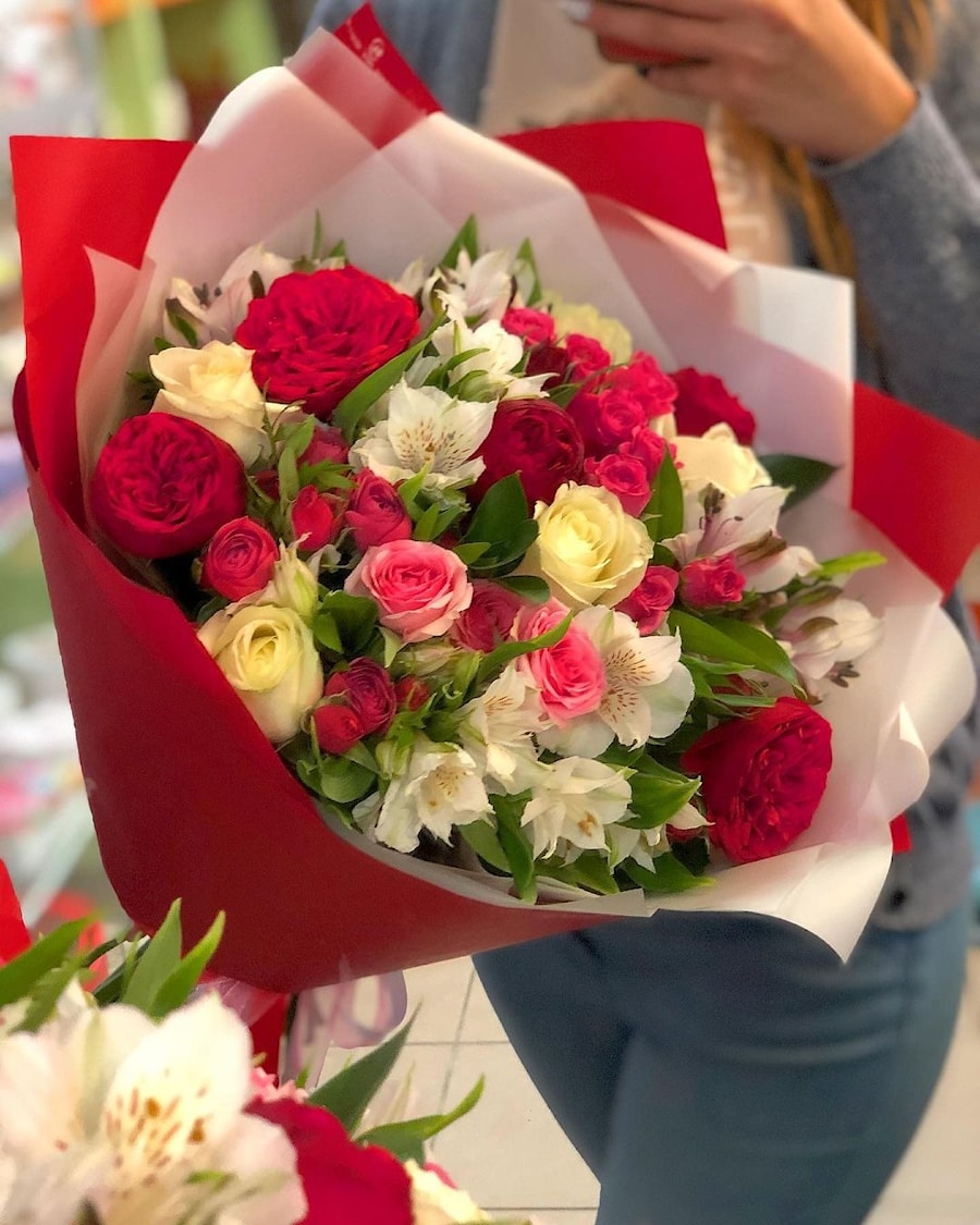 Букет №5 "Притягательный Букет Москвы"