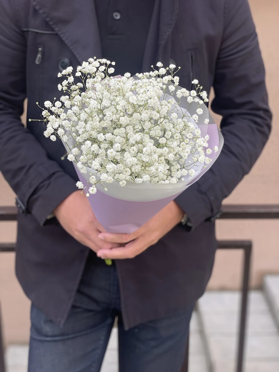 Букет "Комплимент Из Гипсофилы в Москве"