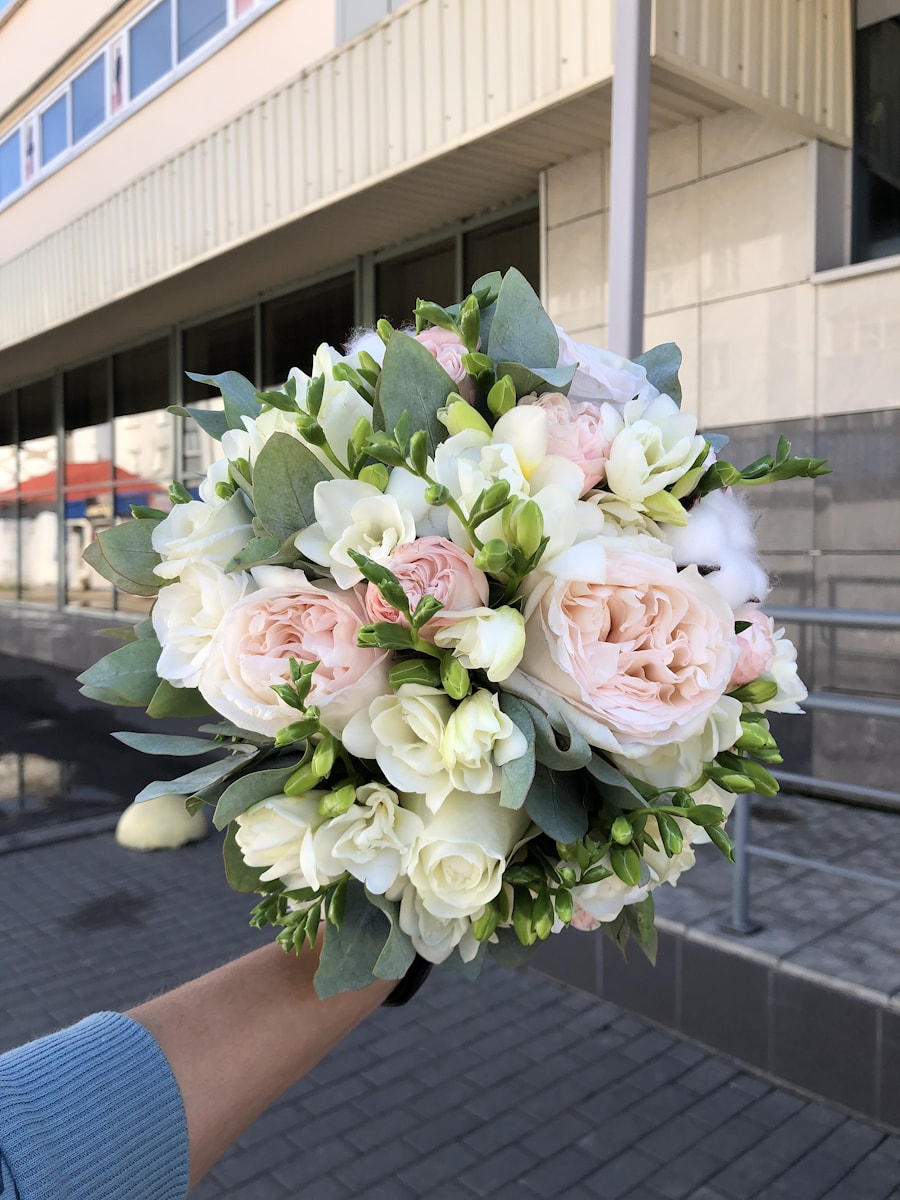 Свадебный букет невесты "Восторг Москвы"