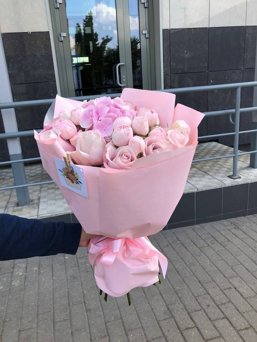 Букет №55, "Фламинго"